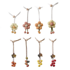 2pcs dây vén rèm bằng vải dễ thương bí ngô quả Bóng Treo Màn cửa sổ holdbacks quan hệ cho trang trí Phòng ngủ phòng khách