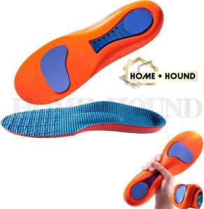 HOME + HOUND 1pair Orthopedic arch support flat foot running insole soft bottom shock-absorbing sports insoles