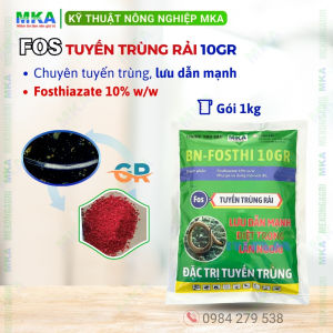 Fos tuyến trùng rải MKA gói 1kg - Đặc trị tuyến trùng lưu dẫn mạnh - fostuyentrungmka