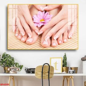 Tranh Laminate Tráng Gương - Tranh Treo Tường Tiệm Nail Siêu Đẹp 02