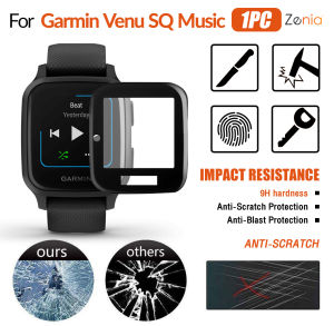 Zenia 1PC 20D HD Full Screen Curved Edge Full Coverage Protector Film For Garmin Venu SQ Music SQ2 SQ 2 Smart Watch HD 9H 3D Protective Glass Explosion-proof Anti Scratch Film