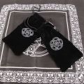 Pouch Tarot - Kantong Kartu Tarot Hitam Logo Magic Circle / Pouch Kartu Tarot Beludru Motif. 