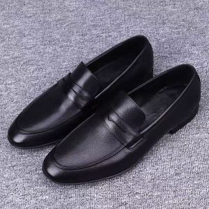 Free Shipping Casual Leather Shoes 2026 New Style Soft Leather Business Casual MenS Shoes Round Toe Soft Sole Casual Loafers For Men