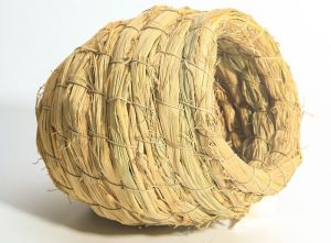 Natural straw bird nest for bird cage LARGE flat nest for rutin chicken