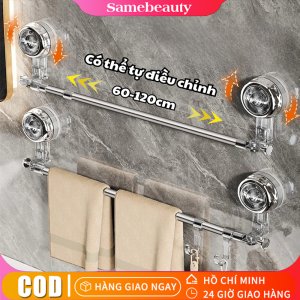 [Giao hàng 24 giờ⚡️] Giá Treo Khăn Mặt Cốc Hút Chân Không Điều Chỉnh Thu Gọn Ngắn Dài  Kệ Treo Đồ Nhà Bếp Treo Dép Nhà Tắm