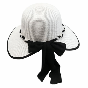 INNEED Multicolor Sun Hat Big Bowknot Wide Brim Face Covering Cap Portable Comfortable Sun Visor Hat Women