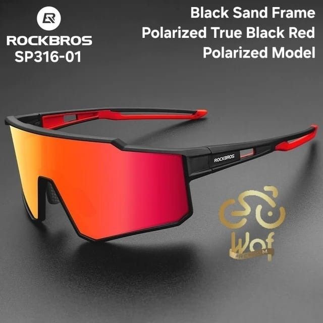 ROCKBROS SP316-01 Kacamata Polarized Lens Sepeda Motor Olahraga