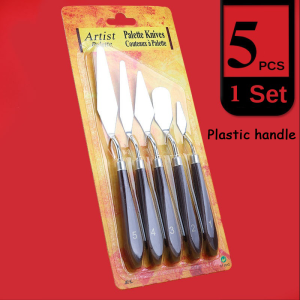 bside.ph 7pcs Set Painting Supplies Stainless Steel Artist Palette Knives
