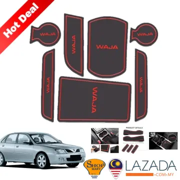 Proton Waja Car Accessories Interior Slot Mat Dash Mat Dashboard Non Slip Mat Anti Slip Carpet Mat Storage Tank Rubber Mat Gate Carpet Panel Console Cup Holder Non Slip Pad Organizer Mat Inner Slot Ma...