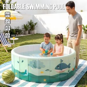 No-Inflatable Foldable Childrens Home Bathing Pool Sand Pool Outdoor Swimming Pool for Kids