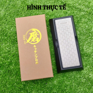 Đá mài dao kim cướng 2 mặt DMD hàng nội địa Trung xuất Nhật #400 #1000 -Kèm đế mài dao