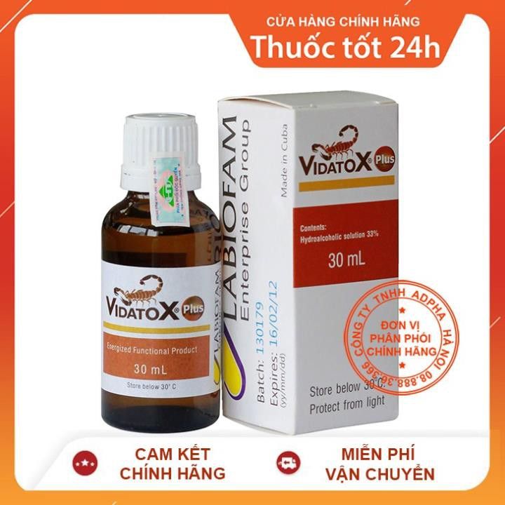 ✔️ Vidatox Plus - Nọc bọ cạp xanh Cuba tiêu diệt tế bào ung thư chính hãng HTpharma, sản phẩm tốt, đa dạng, chất lượng cao, cam kết hàng nhận được giống như mô tả