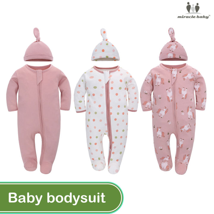 Miracle baby 3pc Zipper Bestokin newborn 0-12m boy&girl Baby