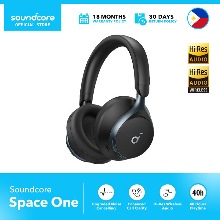 Soundcore by Anker Space One Wireless Headphones, Bluetooth, Hi-Res ...