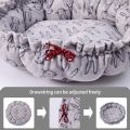HEAVEN Plush Winter Cat Kennel Soft Cloth Cat Soft Bed Practical Warm Cat Pumpkin Nest Kitten. 