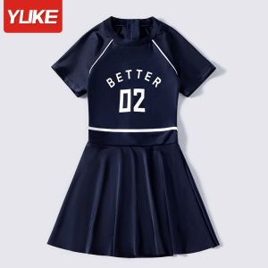 Bộ Đồ Bơi Trẻ Em YLIKE Cỡ Trung Và Lớn Bộ Bơi Bé Gái Tuổi Teen Đồ Bơi Cho Bé Gái