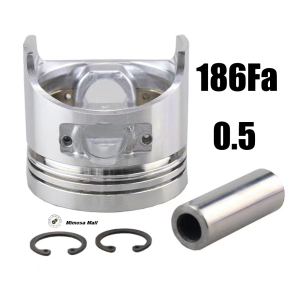 Assembly Assy Piston 186Fa 0.5 Aircooled Diesel Engine Yamma Kingstone Yamada 10HP 12HP