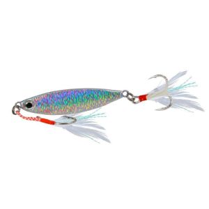[Manila]7G/4.5CM Fishing Bait Laser Metal Jig 3D Eyes Casting Spoon Fishing Lure