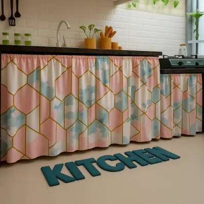 GORDEN KOLONG DAPUR MINIMALIS UKURAN 100X70 CM + BONUS TALI