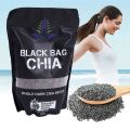 Noshers Australia Black Bag CHIA Whole Dark Chia Seeds 500g. 