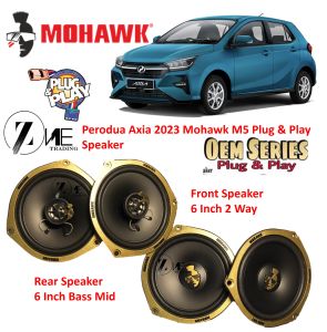 Perodua Axia 2032 Mohawk M5 Oem Plug & Play Car Speaker 1 Set 4pcs Speaker