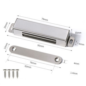 Heavy Duty Cabinet Magnetic Catches Stainless Steel Closet Doors Catches Closer Latches Hardware