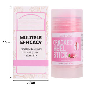 G-GORGEOUS 40g Peach Foot Care Cream Stick for Dry and Cracked Feet Deeply Moisturizes and Nourishes Dry Rough Skin Foot Care for Men and Women