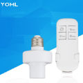 Đui đèn điều khiển từ xa loại đui xoáy E27 phù hợp các bóng đèn Việt Nam chất liệu mạ vàng cao cấp đui đèn cảm ứng đuôi đèn điều khiển từ xa. 