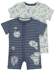 Body đùi bé trai xuất xịn các hãng George Tu Primark (Size 0-24M) Romper bé trai