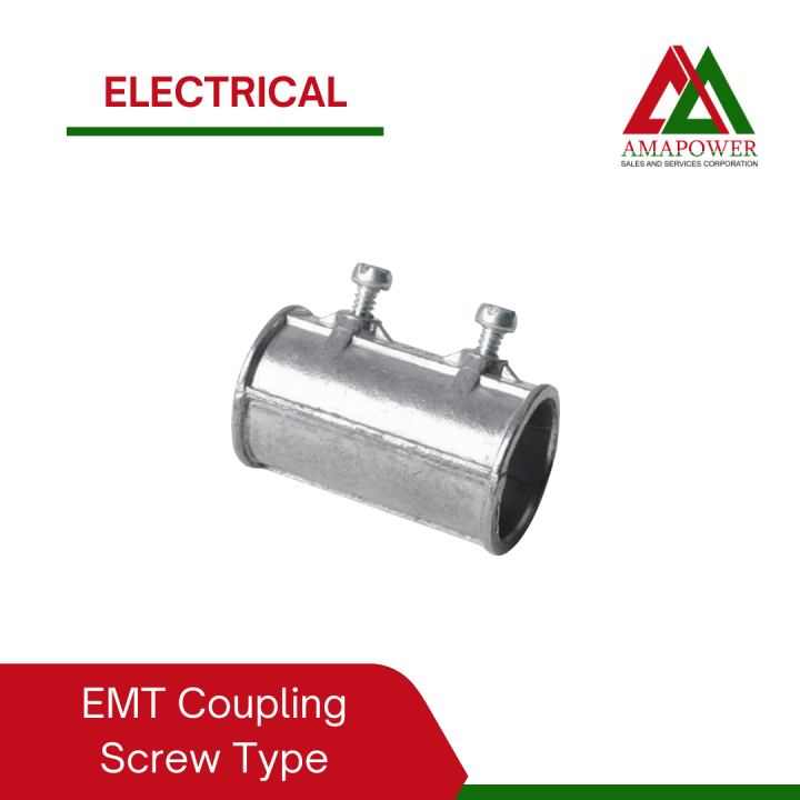 EMT Coupling Screw Type 1/2 (15mm) 3/4 (20mm) 1 (25mm) 1 1/4 (32mm) 1 1/2 (40mm) 2