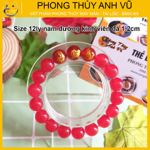 Vòng tam hợp quý nhân dần ngọ tuất chất liệu mã não đỏ tự nhiên - size 8 10 12ly cho người mệnh hỏa mệnh thổ - có khai quang điểm nhãn - may mắn tài lộc - PHONG THỦY ANH VŨ