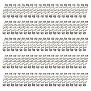 100Pcs Fishing Hook Spring Carps Fishing Hook Steel Swivels Spring Single Circle Explosions Hooks Part Fishing Tackles