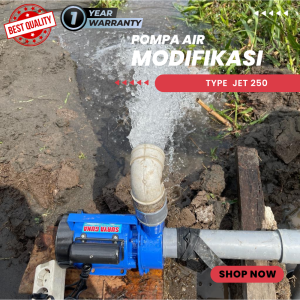 [PROMO] pompa air modifikasi 2 dim pompa air type jet 250 debit air besar free tusen klep cocok untuk sirkulasi kolam ikan alkon besi bisa 24 JAM NONSTOP siap kirim