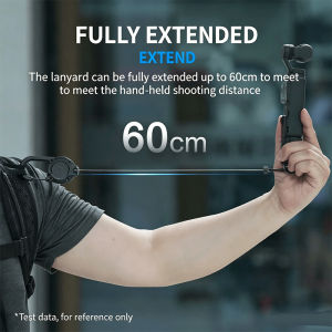 For DJI Osmo Pocket 4 Backpack Retractable Buckle Quick Release Adjustable Portable Protection Hanging Rope Anti Fall for Osmo Pocket4 Accessories