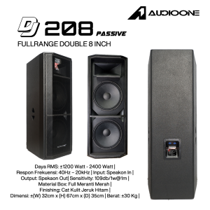 Speaker Active Passive Fullrange DJ 208-215 Audio On Double 8-15 INCH Sound Aktif Pasif | GA