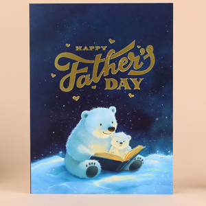 Happy Birthday 3D Card Bear Hug 3D Pop Up Greeting Cards 3D Fathers Day Pop Up Card Gift for Dad Husband Son Anyone Includes Envelope and Note Tag