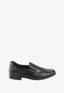 Otto 11700226 Aldrich Mens Slip On Genuine Leather Black Shoes