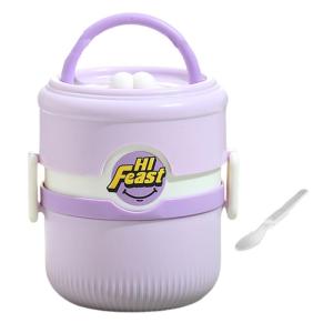 Leak Proof Insulated Lunch Box Stainless Steel Storage Container for Office School and Outdoor Activity