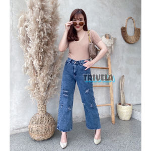 TOLLY - (FREE BELT) LOLITA CULLOTES / KULOT JEANS LOLITA SOBEK