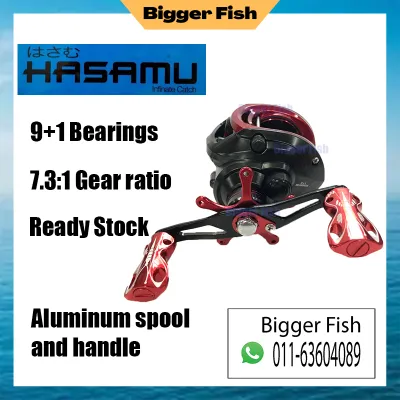 Hasamu Cast Synergy 1000 Fishing Reel Baitcasting | Reel BC Jigging | Reel BC Murah | Mesin Pancing Murah | BC Reel