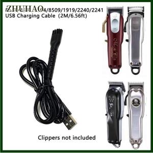 ZHUHAO 8148 8591 8504 Electric Hair Clippers Power Supply USB Charging Cable Line Black