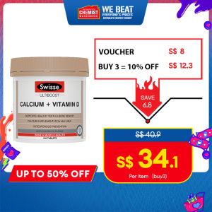 Swisse Ultiboost Calcium + Vitamin D 150 Tablets Help Maintain Strong Bone & Teeth Chemist Warehouse