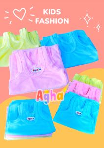 6 Pcs Kaos Dalem anak Singlet Anak Lusinan Singlet Anak Perempuan - Singlet Anak Laki - Laki