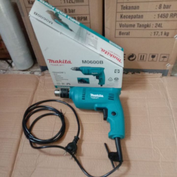 GARANSI SEUMUR HIDUP BOS..! Mesin Bor Listrik 10mm MODEL MAKITA M0600B ...