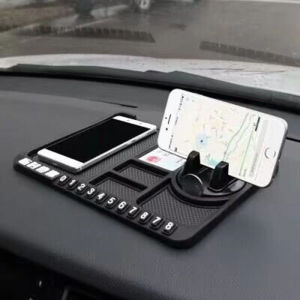 Holder Hp Mobil Phone Holder Mat Alas Mobil Dashboard 3 in 1 Anti Slip Multifungsi Universal Stand Holder Car Mount