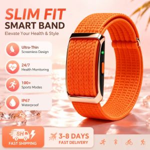 New Smart Band Screenless Watch Waterproof Sport Smart Band Soft Wear ULtra Light Bracelet Heart Rate Monitoring Smart Ht30