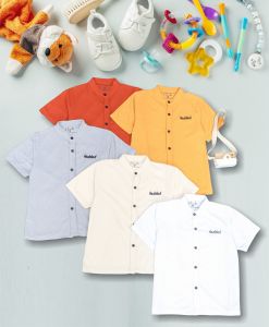 Baju Kemeja Anak Laki - Laki Usia 3 s/d 12 Tahun warna Favorit