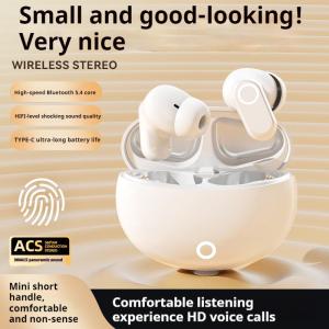 J16 บลูทู ธ หูฟังสัมผัสไร้สาย HiFI สเตอริโอ TWS หูฟังกีฬาพร้อมไมโครโฟน