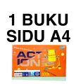 ( DAPAT 1 PCS ) BUKU GAMBAR SINAR DUNIA A4 / Drawing Book Sinar Dunia SiDu SD A4. 