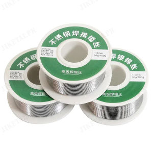 jiketai Stainless steel solder wire  Lighter Solder Wire Easy Melt Solding Household electric iron solder wire